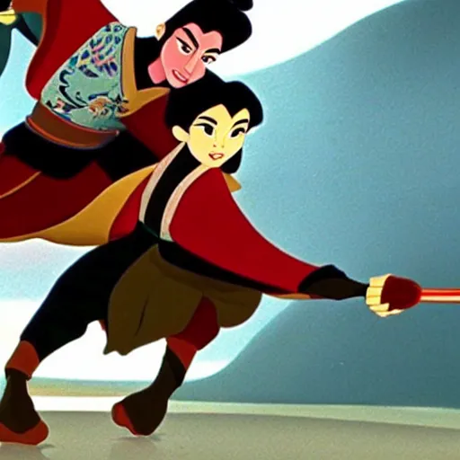 Image similar to still of xavi hernandez in mulan ( 1 9 9 8 )