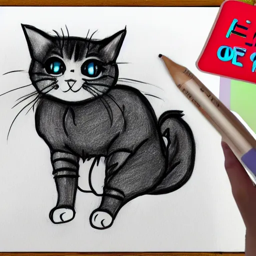 How to Draw Anime Cats: 6 Steps (with Pictures) - wikiHow | Simple cat  drawing, Cat drawing, Easy drawings