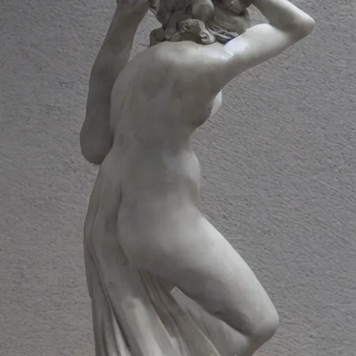 Prompt: statue of Venere, white marble highly detailed, sharp focus