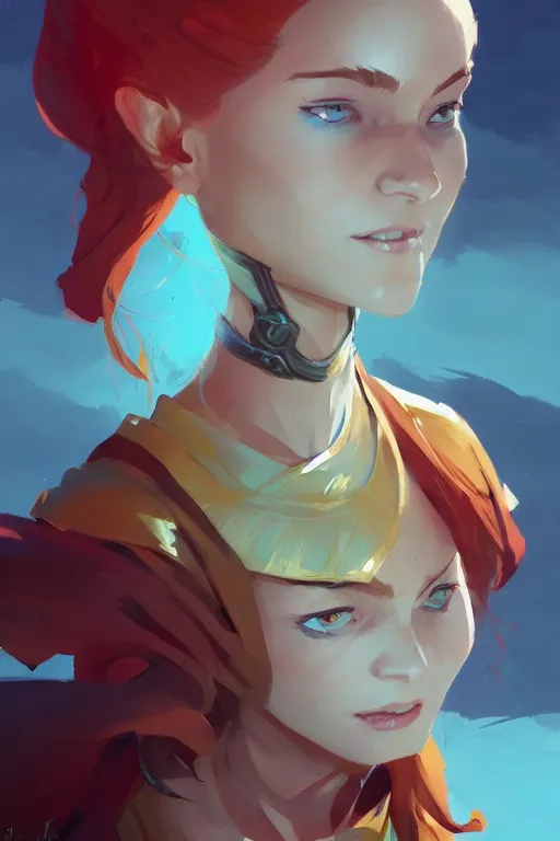 Image similar to just one head, portrait, queen of the 7 realms, official fanart behance hd artstation by Jesper Ejsing, by RHADS and Makoto Shinkai and Lois van baarle and ilya kuvshinov and rossdraws