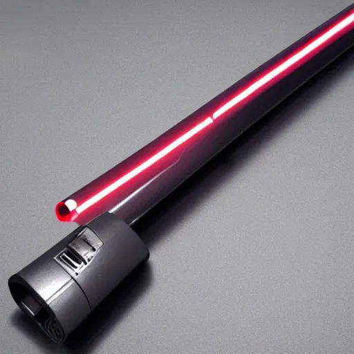 Image similar to X-shaped lightsaber, detailed photo, futuristic