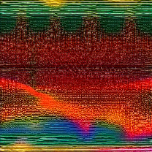 Prompt: abstract pixel sorted glitch art in a painterly style