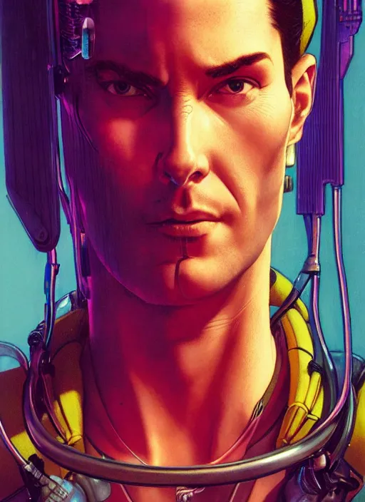 Image similar to cyberpunk surgeon. portrait by mœbius and will eisner and gil elvgren and pixar. realistic proportions. cyberpunk 2 0 7 7, apex, blade runner 2 0 4 9 concept art. cel shading. attractive face. thick lines.