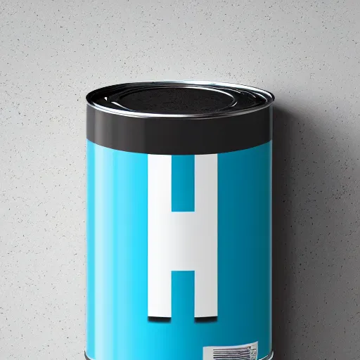 Image similar to can of paint, minimal, modern