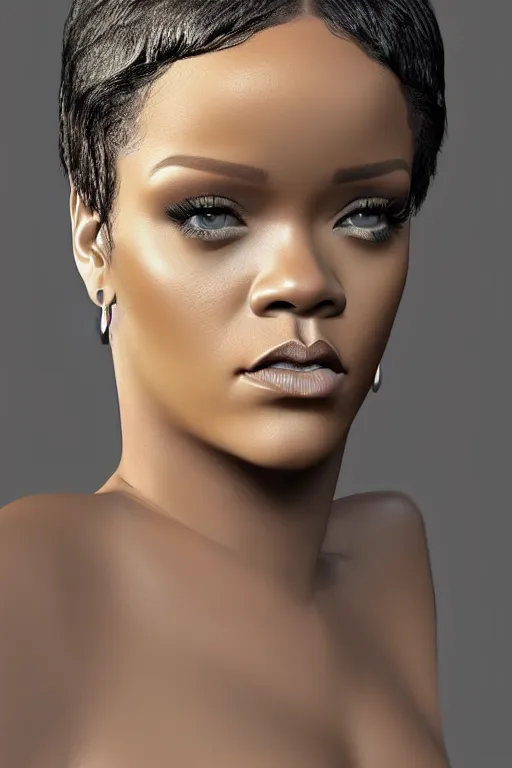 Image similar to Rihanna 3d head model