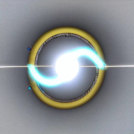Image similar to an energy ring fired from a futuristic weapon