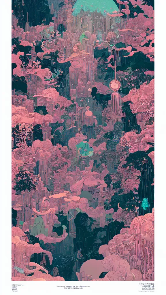 Image similar to Wonderland, Intricate ultradetailed illustration by Tomer Hanuka, by Victo Ngai, by Beeple