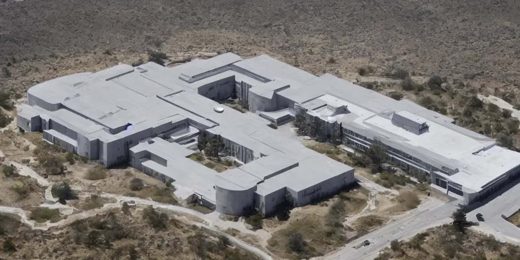 Image similar to luxury high security detention center