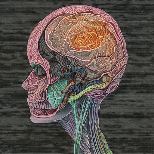 Image similar to the anatomy of a head of lettuce, an ultrafine detailed painting by james jean, intricate linework, bright colors, final fantasy, behance contest winner, vanitas, angular, altermodern, unreal engine