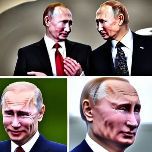 Image similar to Biden and putin as conjoined twins in daipers