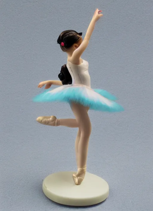 Prompt: Product Introduction Photos, 4K, Long view, Full body, 80mm resin detailed miniature of a Ballerina Girl