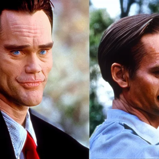 Prompt: jim carrey as forrest gump