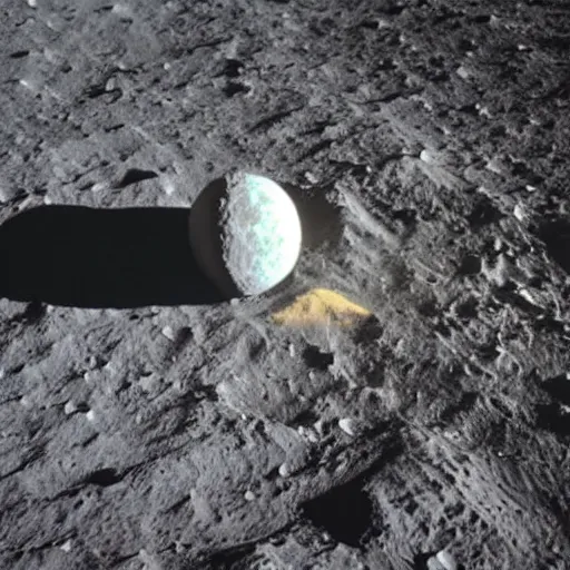 Prompt: proof of the fake moon landing