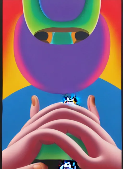 Prompt: poker card by shusei nagaoka, kaws, david rudnick, airbrush on canvas, pastell colours, cell shaded!!!, 8 k