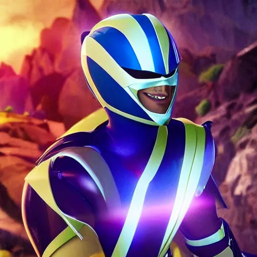 Prompt: The secret seventh power ranger, digital animation movie still photography from the show Power Rangers New Generation, Pixar studio