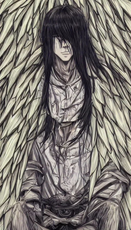 Image similar to portrait of a digital shaman, by hajime isayama