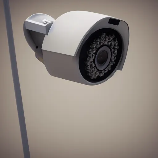 Image similar to “cctv camera cluster head person, cctv camera head, cgi render, photorealistic, cinematic”