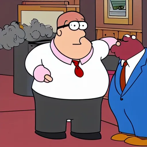 Image similar to peter griffin smoking crack