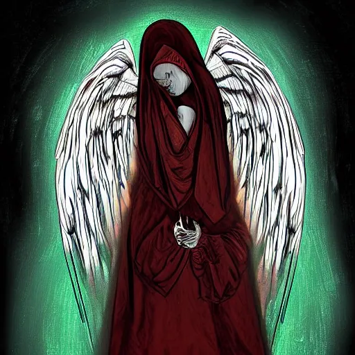 Prompt: angel of death, digital art