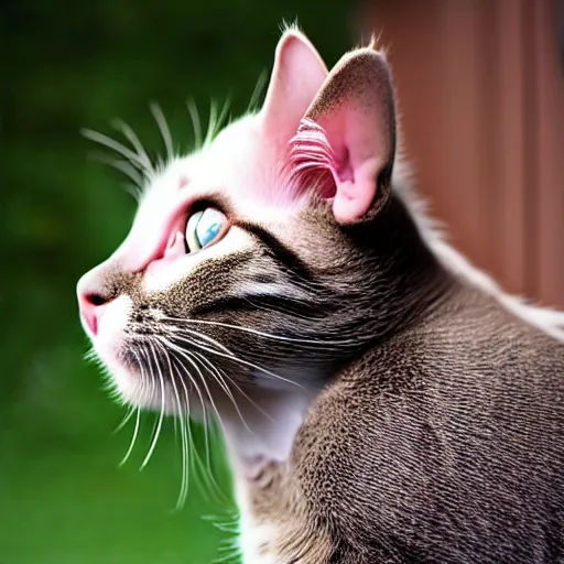 Image similar to a cat - pig - hybrid, animal photography