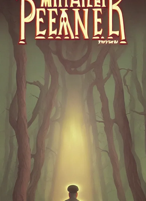Prompt: Twin Peaks poster artwork by Michael Whelan and Tomer Hanuka, Rendering the tencho Pope, full of details, by Makoto Shinkai and thomas kinkade, Matte painting, trending on artstation and unreal engine