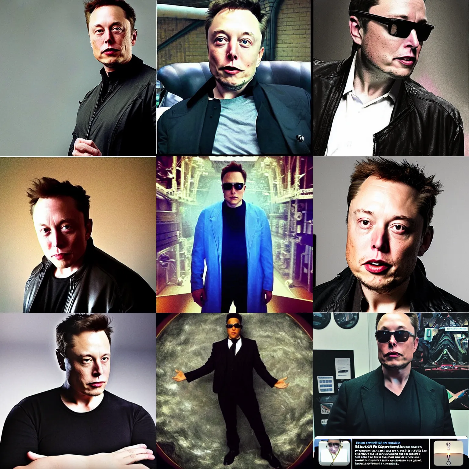 Prompt: “photo of ((((Elon musk)))) as morpheus”