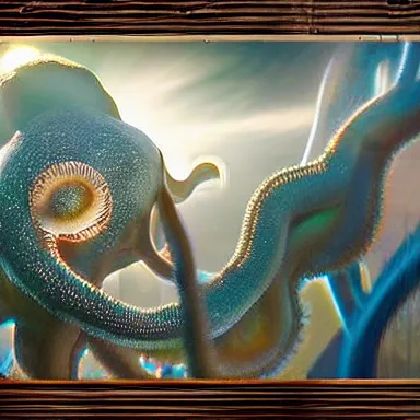 Prompt: octopus god is almighty, incredible photography, beautiful ambient light