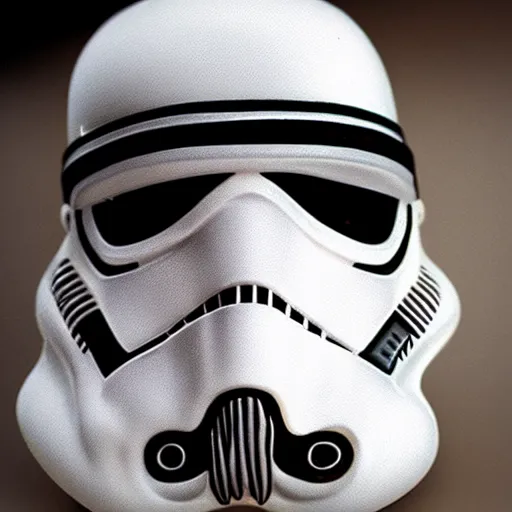 Image similar to a stormtrooper wearing a backwards baseball cap because he is a : : cool - guy : :