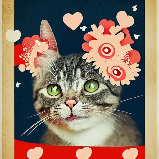 Image similar to Kawaii Cat, poster illustration