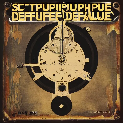 Image similar to steampunk defective | album artwork, used lp ( 2 0 0 6 )