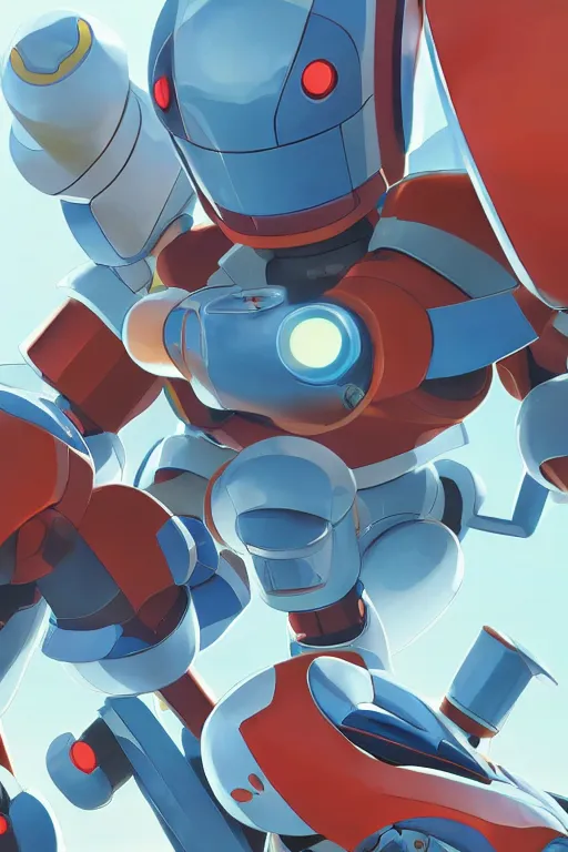 Image similar to metabots medabots medarotto medarot robot minimalist comics, behance hd by jesper ejsing, by rhads, makoto shinkai and lois van baarle, ilya kuvshinov, rossdraws global illumination ray tracing hdr radiating a glowing aura