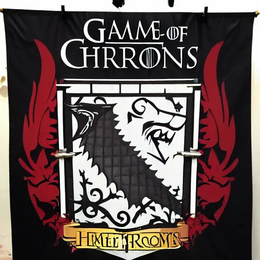 Image similar to game of thrones house banner loon