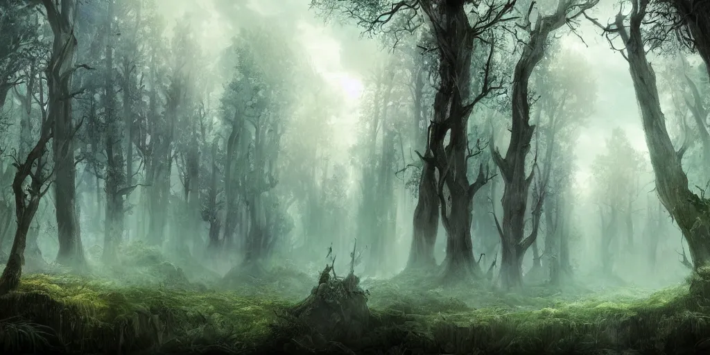 Fantasy dark forest Photograph by Maxim Boldyrev - Fine Art America