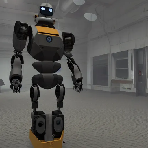 Image similar to A robot in Half-Life 2