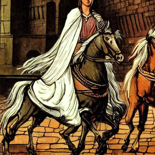 Image similar to lady godiva rode through the streets of coventry to protest her husband's high taxes