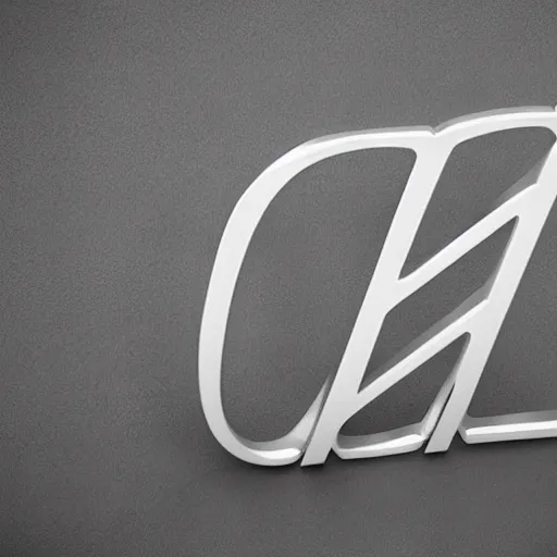 Prompt: highly stylized 3D logo of the letters G and S, silver, icon, professional-made