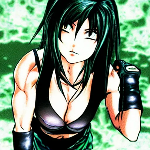 Image similar to tifa lockheart by masamune shirow