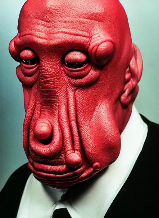 Image similar to 3 0 0 0 ( dr. john a. zoidberg ), portrait photography feroflex photorealistic studio lighting ektachrome detailed intricate face details, ultradetails, beautiful face, realistic shaded perfect face, extremely fine details