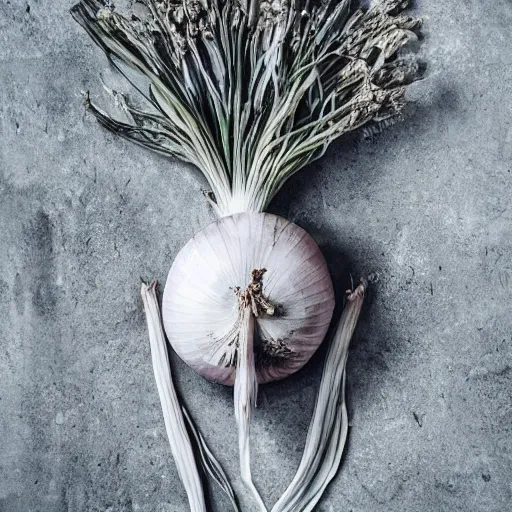 Image similar to spirit of onion, goddess with onion motif, nature, mother nature