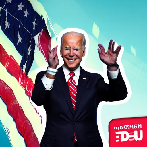 Image similar to Joe Biden Vtuber