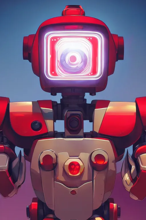 Image similar to metabots medabots medarotto medarot robot minimalist comics, behance hd by jesper ejsing, by rhads, makoto shinkai and lois van baarle, ilya kuvshinov, rossdraws global illumination ray tracing hdr radiating a glowing aura