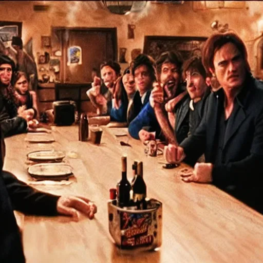 Image similar to epic scene from the new movie by Quentin Tarantino, cinematic