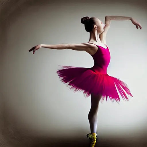 Prompt: Ballerina dancing inside of a jar, photograph, atmospheric