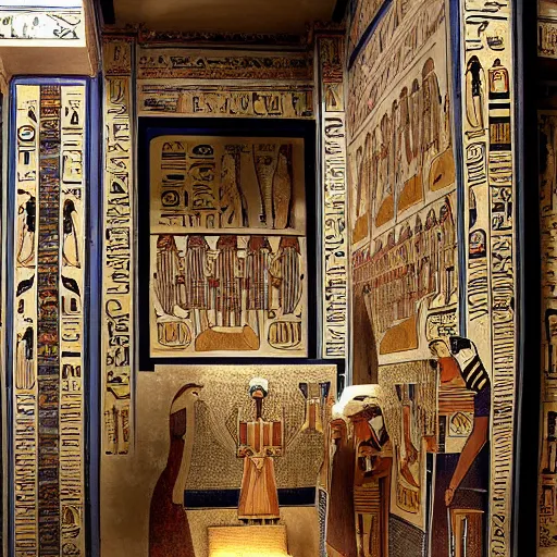 Image similar to victorian x ancient egyptian egyptian home