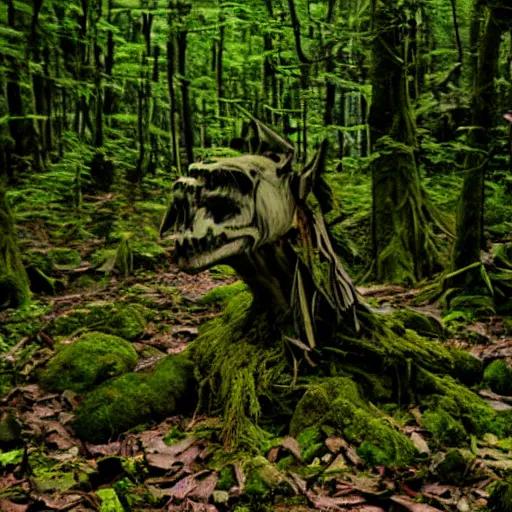 Image similar to aokigahara monster