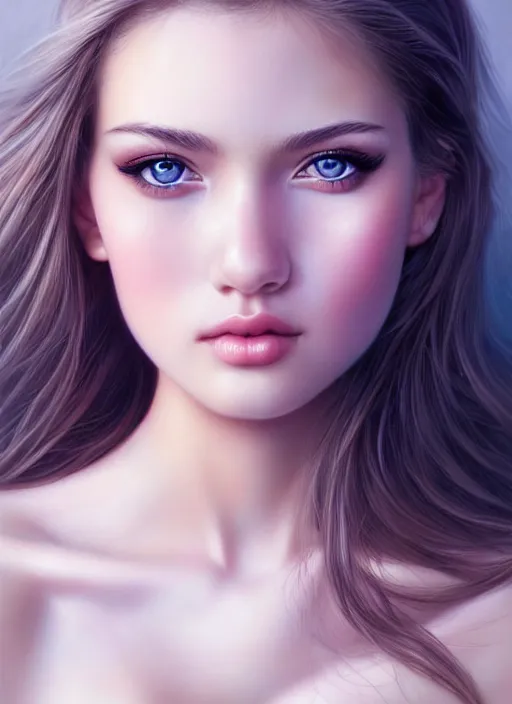 Image similar to a gorgeous female photo, professionally retouched, realistic, smooth face, perfect eyes, symmetrical, full body shot, wide angle, sharp focus on eyes, 8 k high definition, insanely detailed, intricate, elegant, art by artgerm