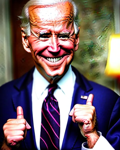 Image similar to joe biden as jimmy savile