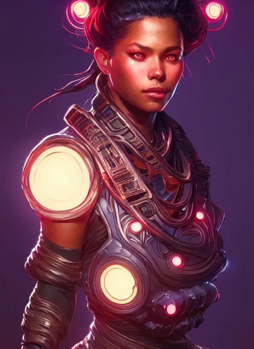 Prompt: portrait of apex legends darkseide, intricate, elegant, glowing lights, highly detailed, digital painting, artstation, glamor pose, concept art, smooth, sharp focus, illustration, art by artgerm and greg rutkowski, artey freytag