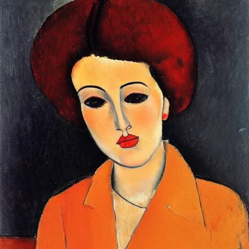 Prompt: Portrait of Dolly Parton by Amedeo Modigliani
