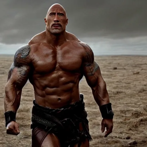 Prompt: dwayne johnson in elden ring